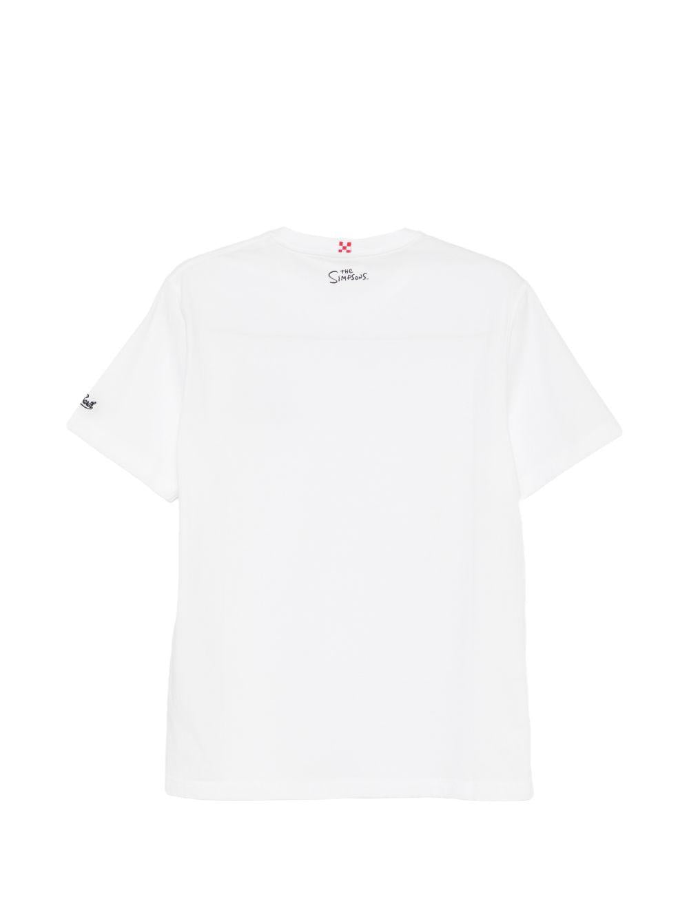 T-shirt bianca con stampa grafica 