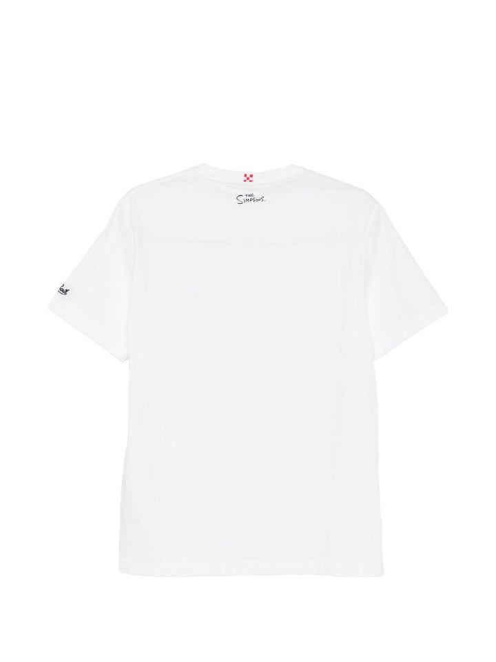 T-shirt bianca con stampa grafica 
