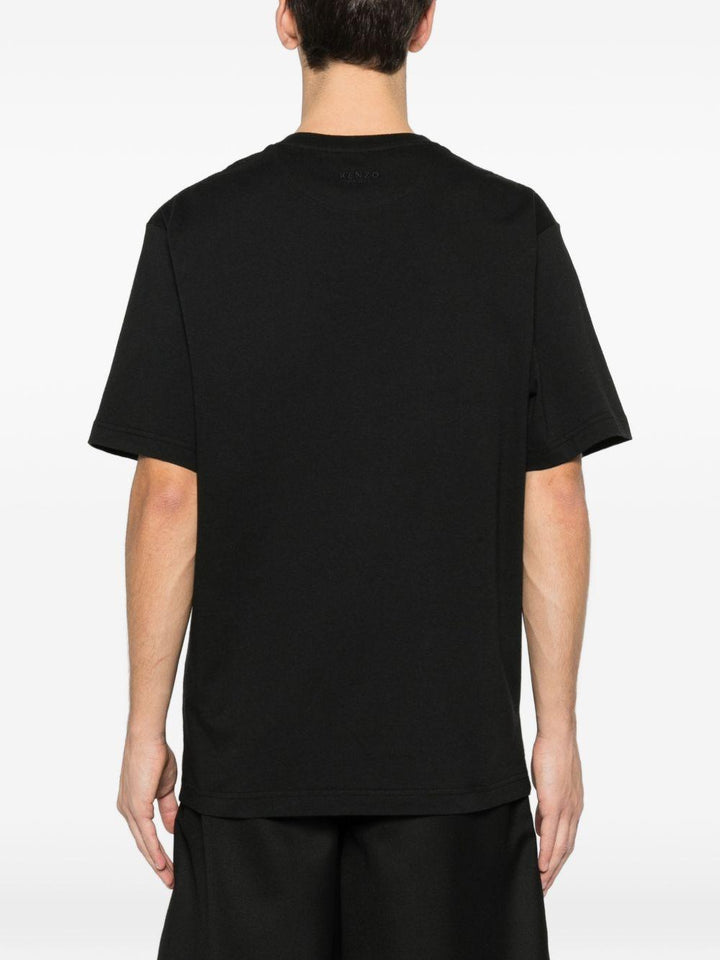 T-shirt Wild Tiger nera 