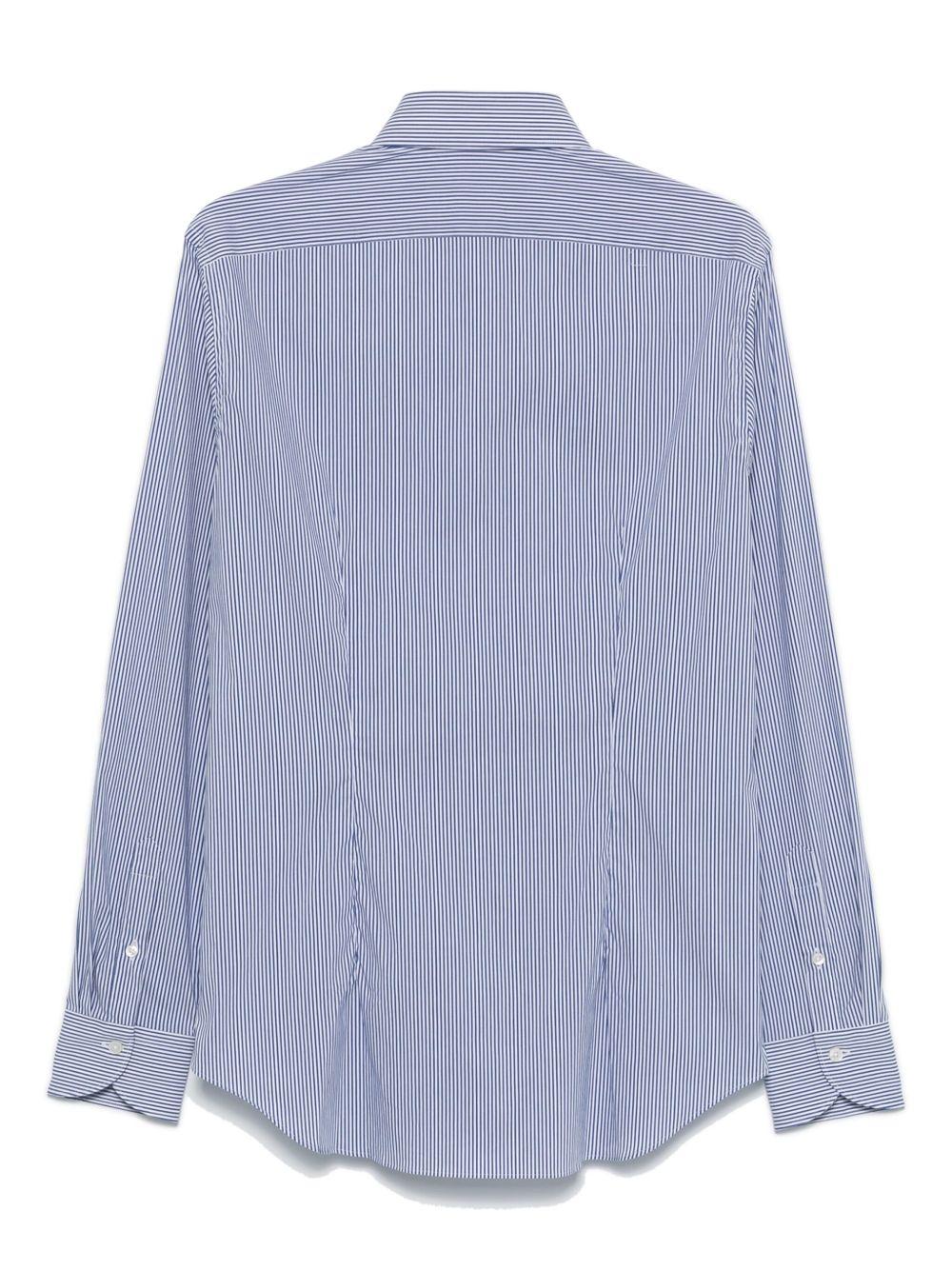 Camicia in cotone blu 