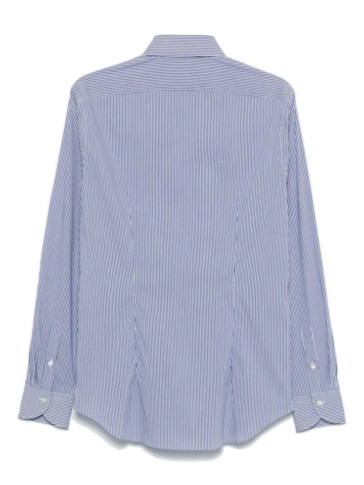 Camicia in cotone blu 