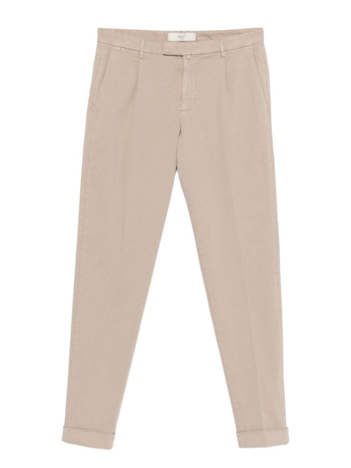 Pantaloni plissé beige 