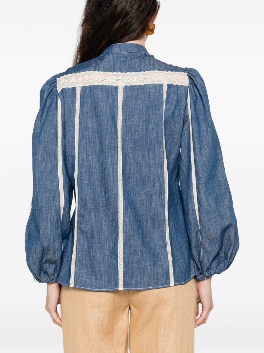 Camicia con inserti 