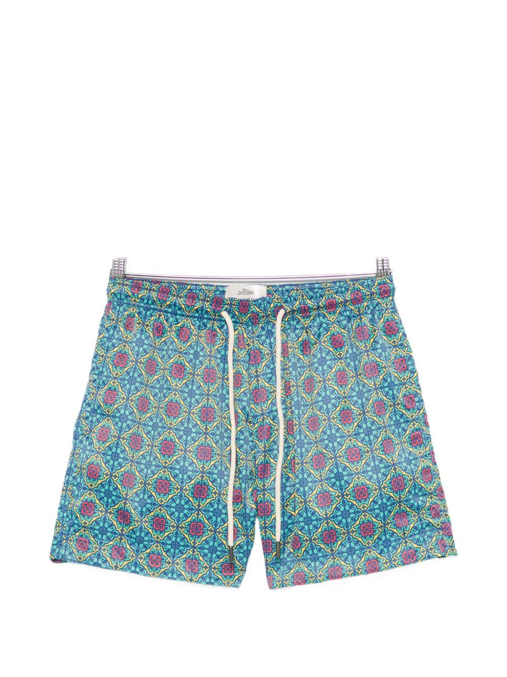 Costume da bagno Panarea con stampa geometrica 