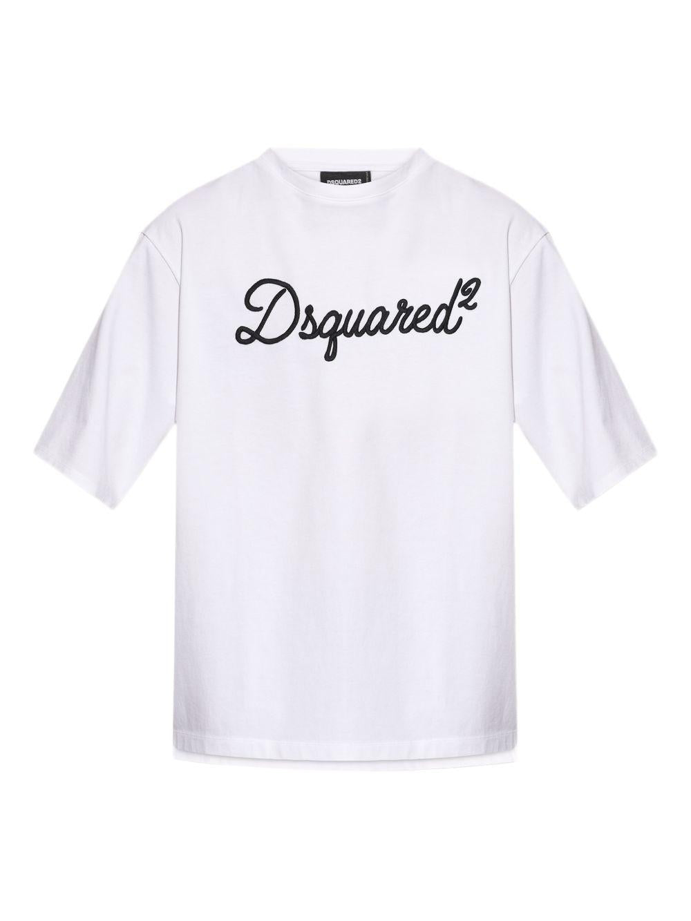 T-shirt bianca con logo 