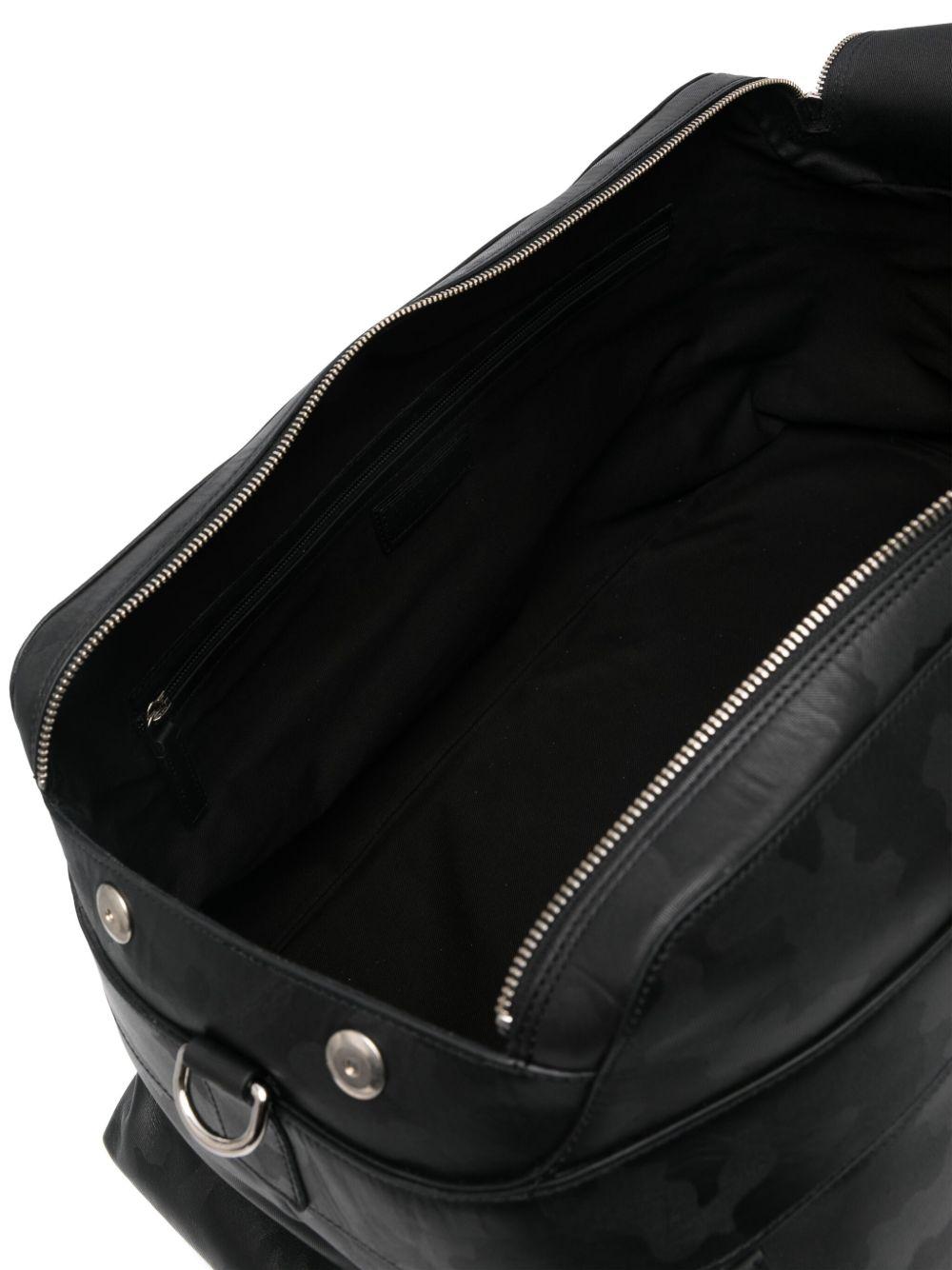 Borsone nero in pelle 