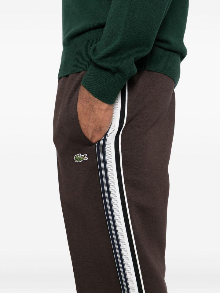 Cedar brown trousers with logo