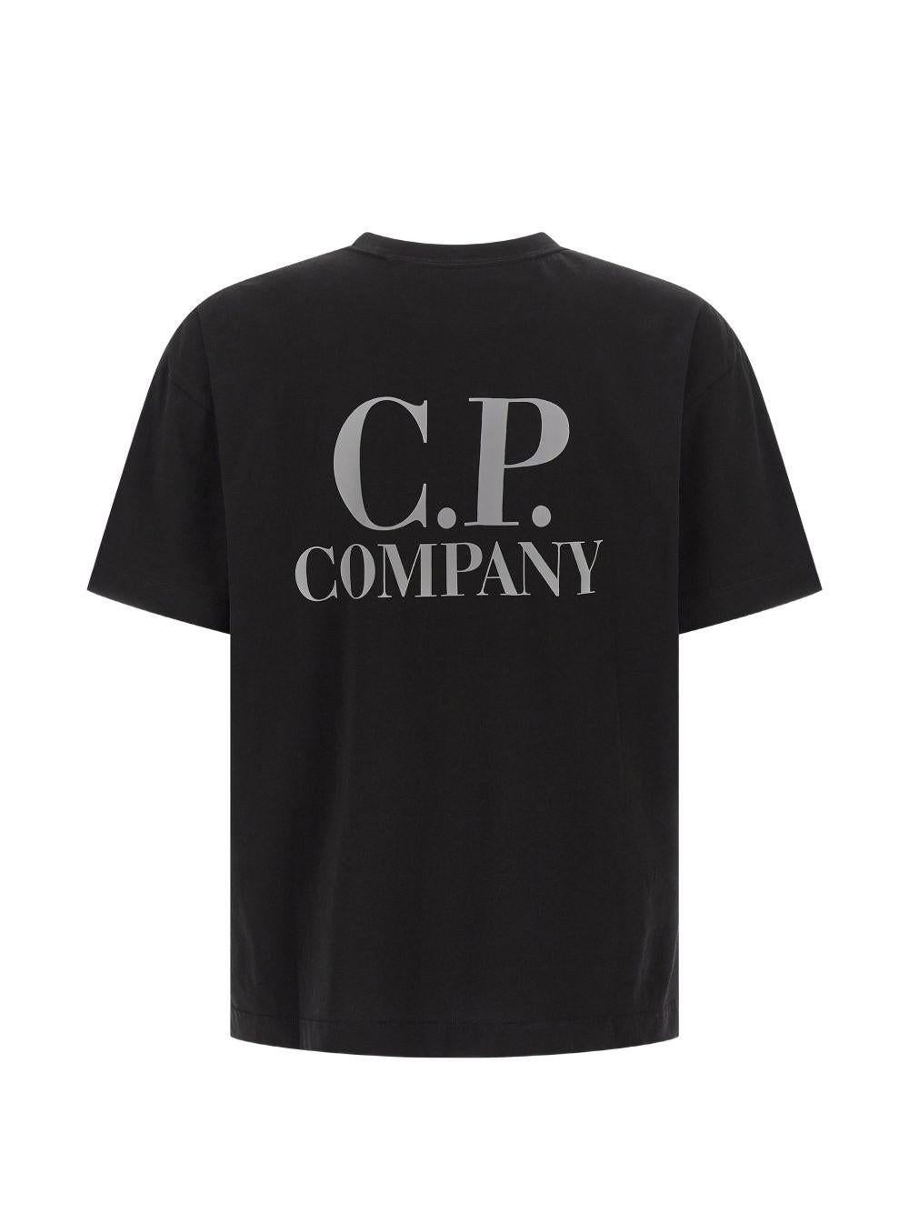 T-shirt con logo nera 