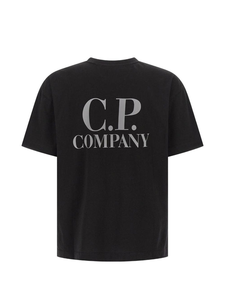 T-shirt con logo nera 