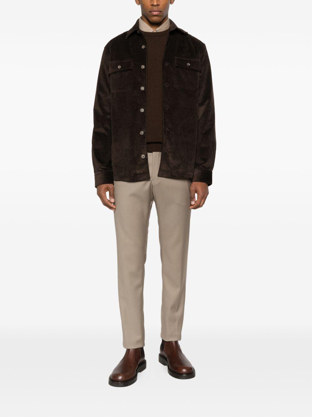 Pantaloni Mc Denny con pieghe beige 