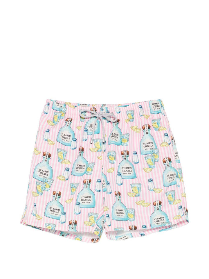 Costume da bagno bianco/rosa 