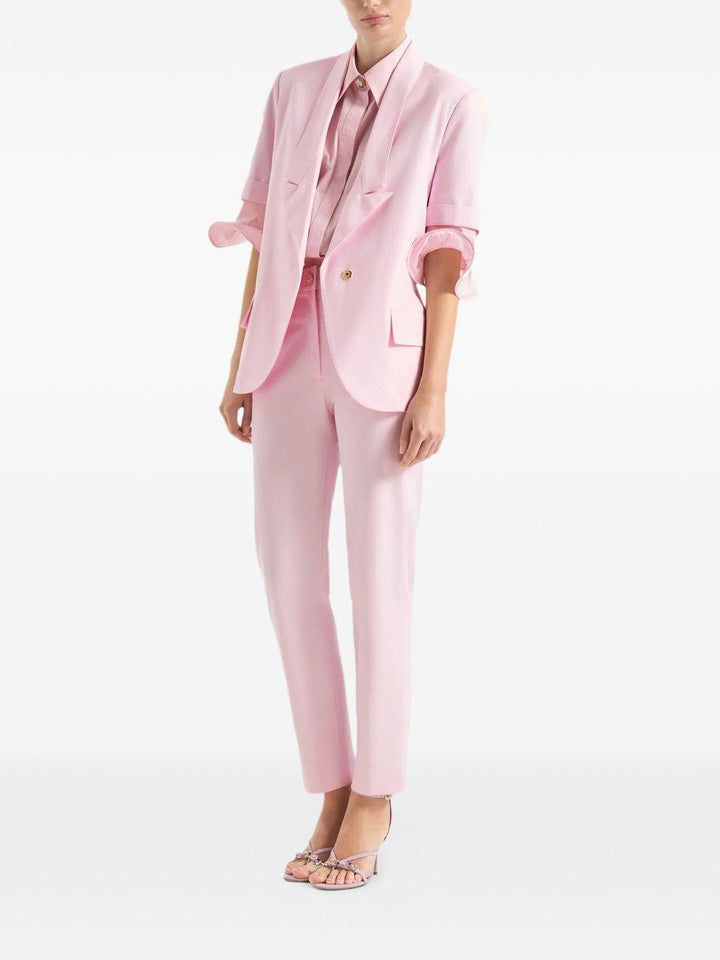 Blazer a maniche corte 