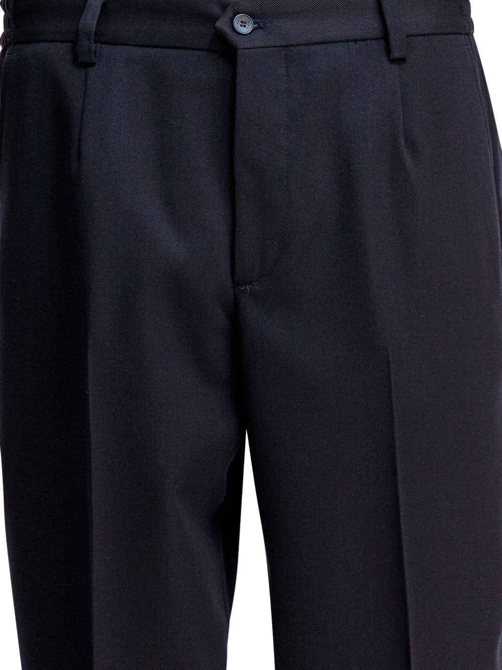 Pantaloni in lana blu 