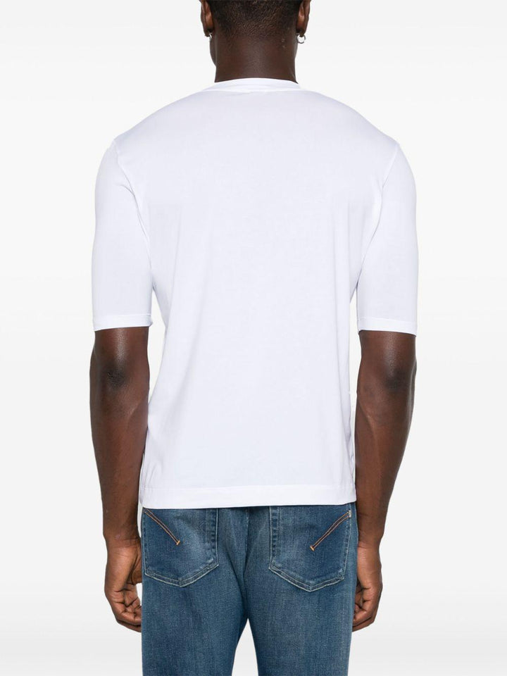 T-shirt girocollo candido 
