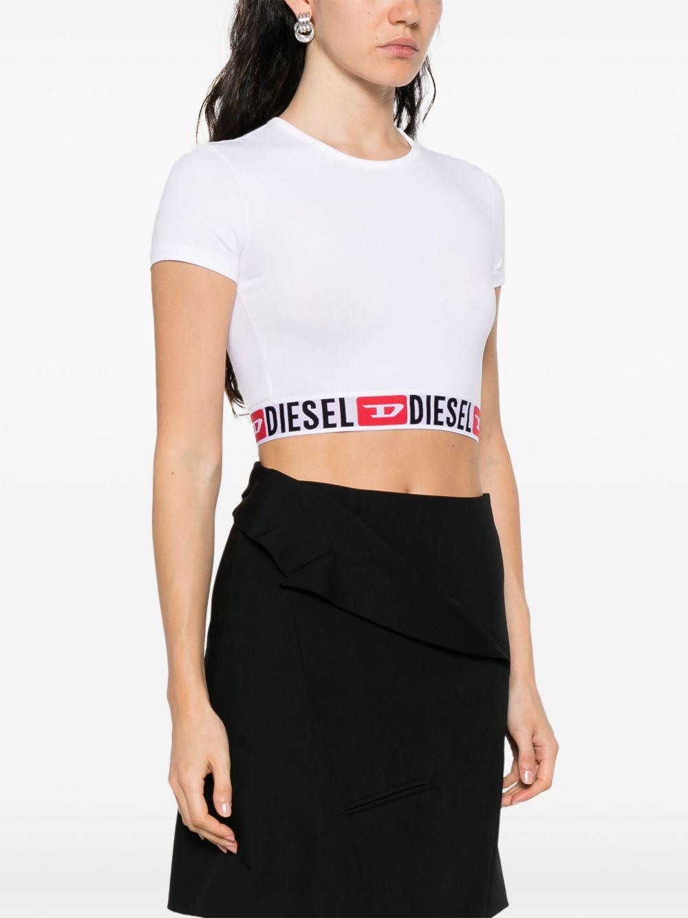 T-shirt con banda logata 