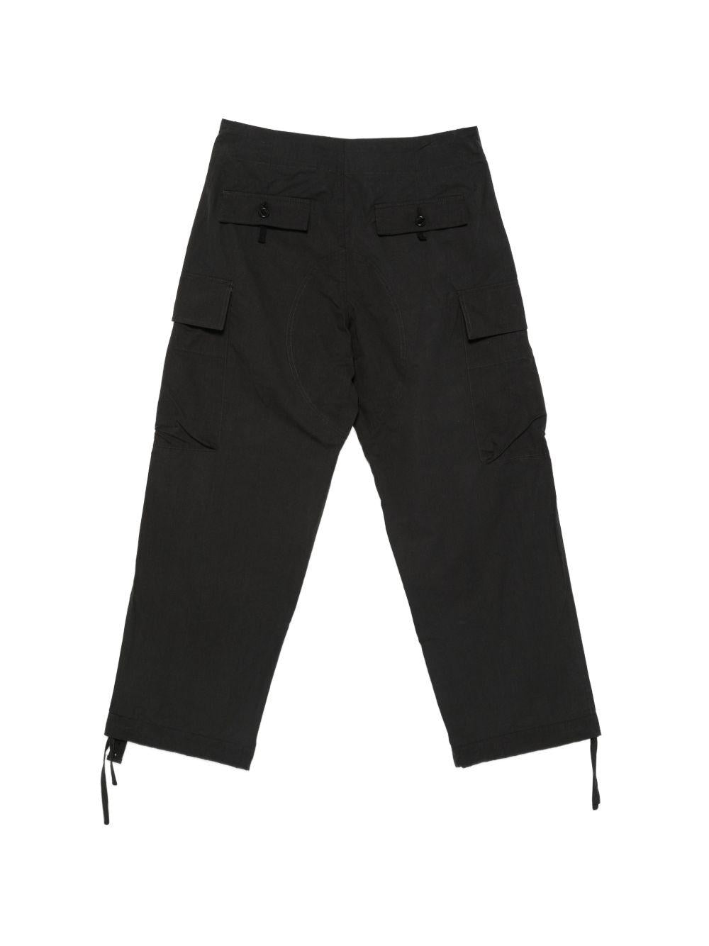Pantaloni con coulisse neri 