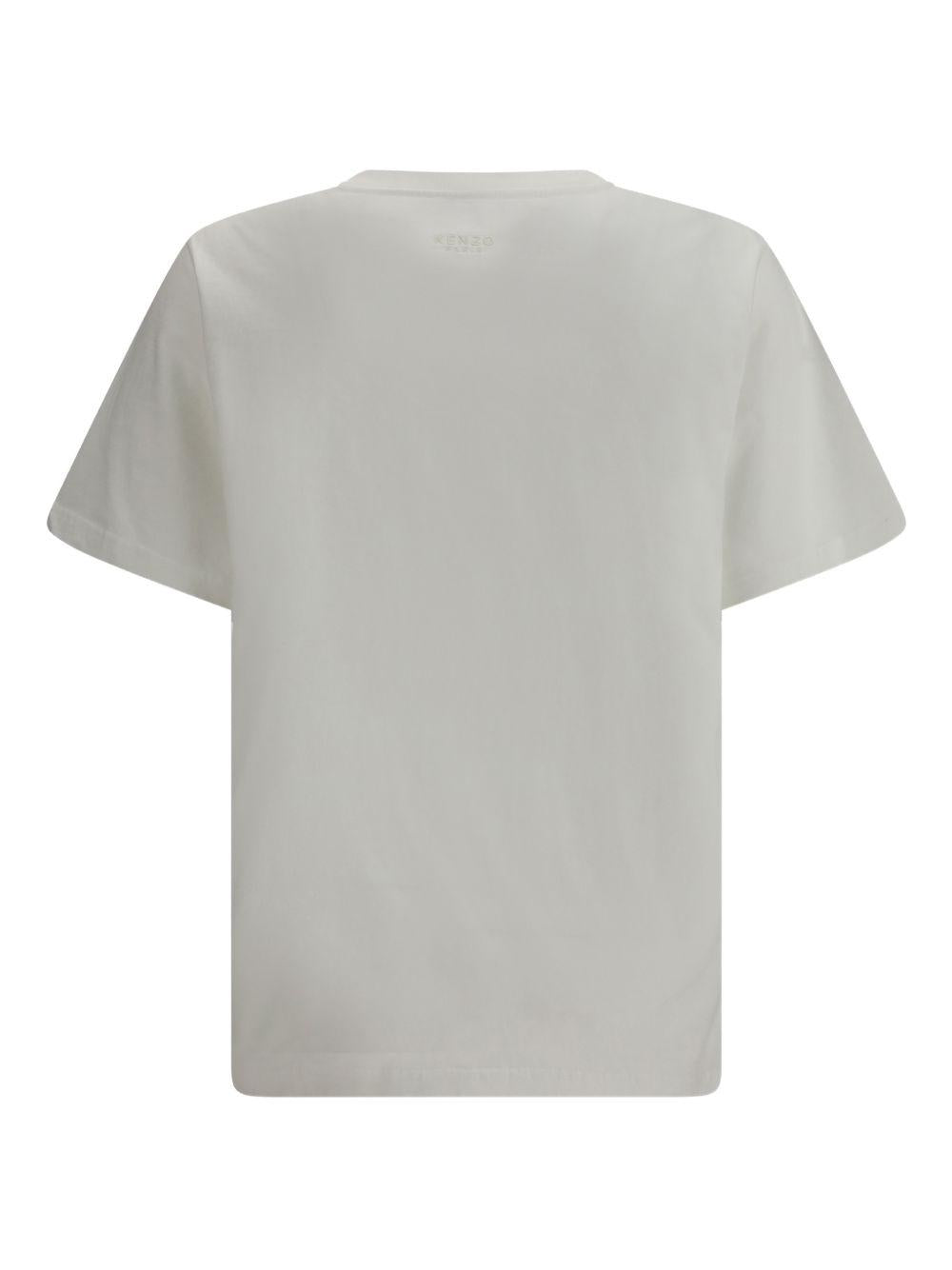 T-shirt Wild Tiger bianco 