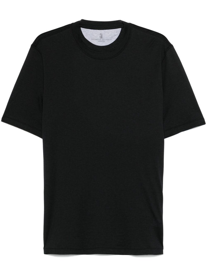 T-shirt girocollo nero 