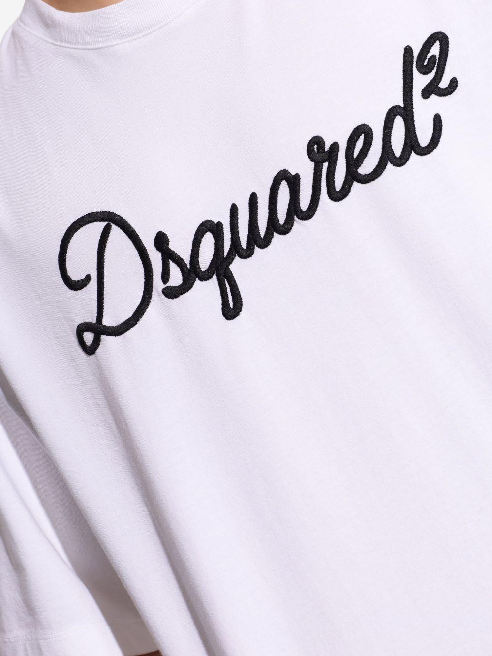 T-shirt bianca con logo 