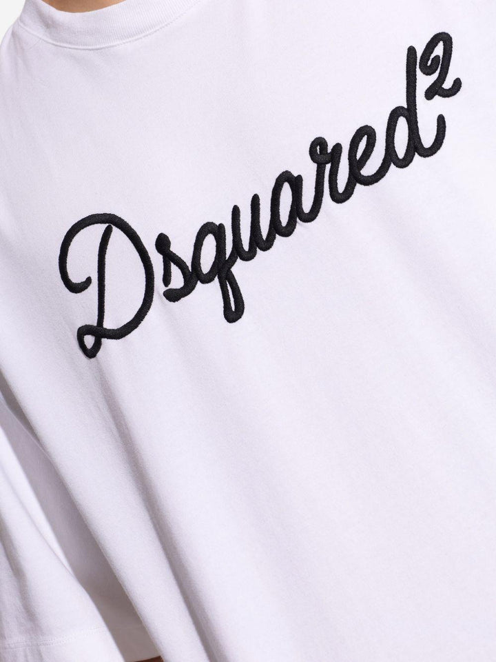 T-shirt bianca con logo 
