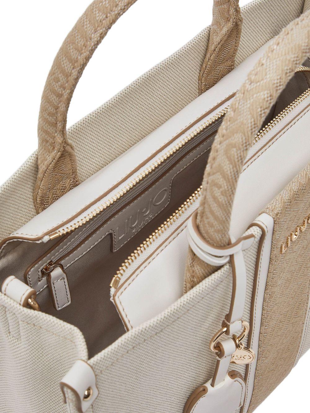 Borsa tote jacquard media 