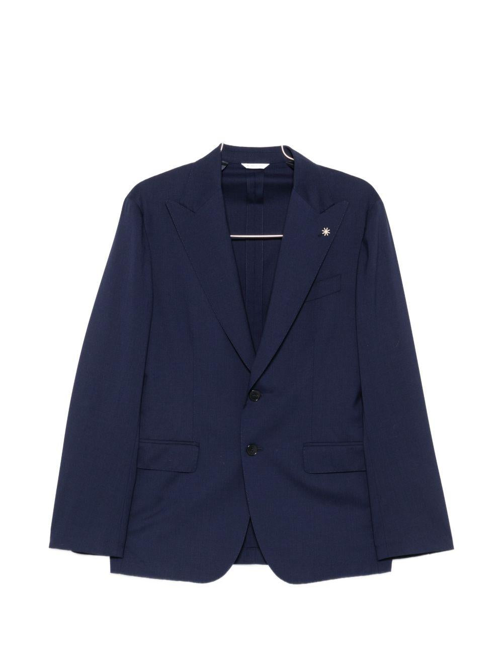 Abito monopetto bluette 