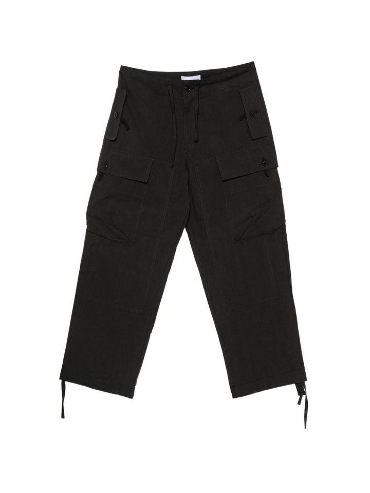 Pantaloni con coulisse neri 