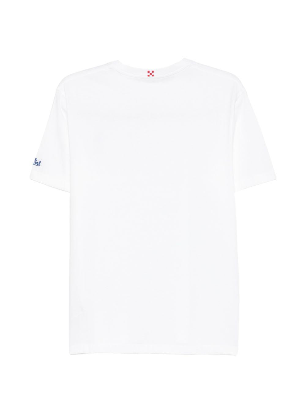 T-shirt con grafica bianca 