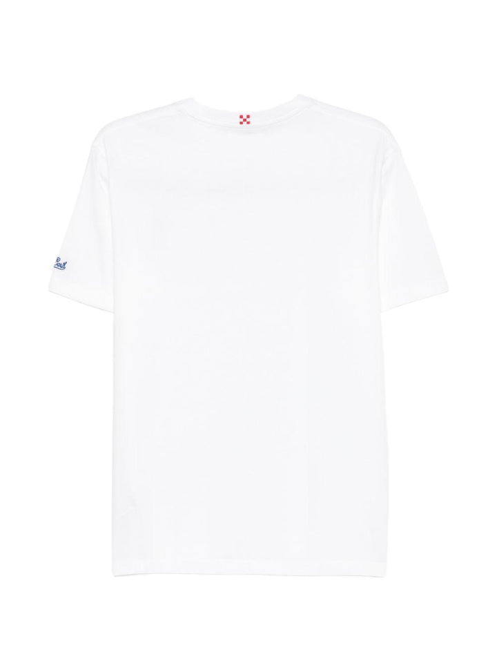 T-shirt con grafica bianca 