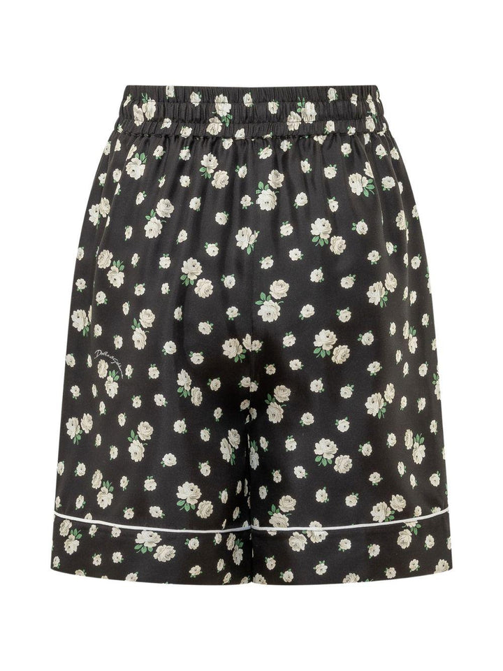 Shorts con stampa floreale 