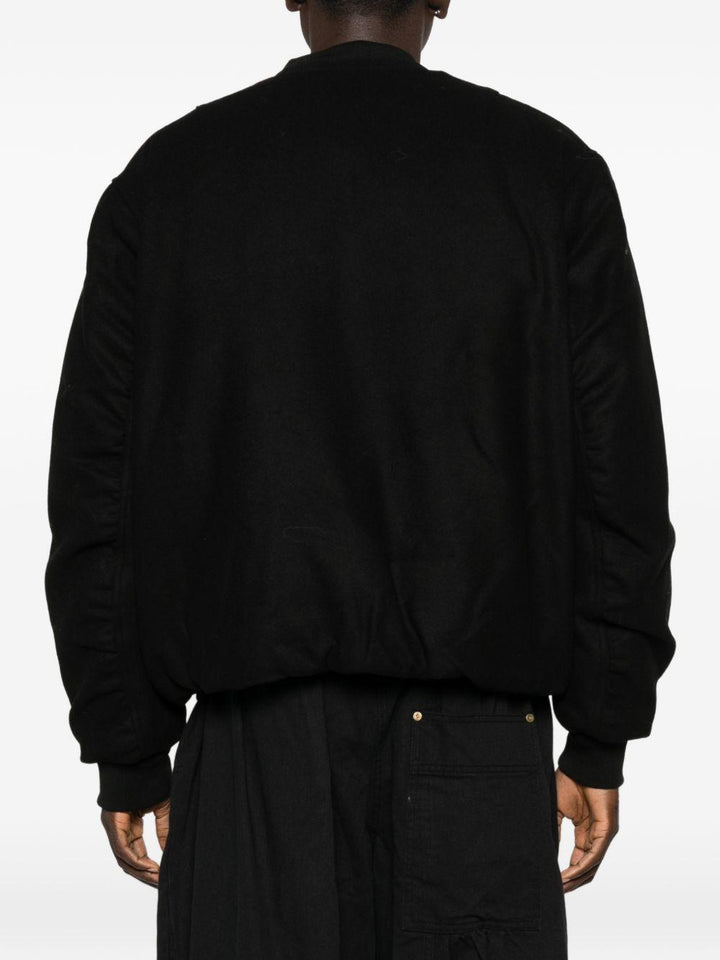 Bomber nero Peacemaker con ruches 