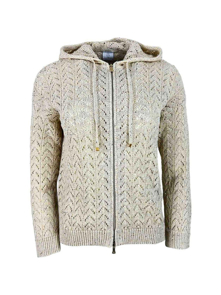 Cardigan a trecce 