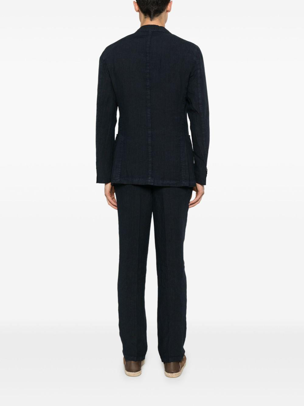 Abito in lino blu 
