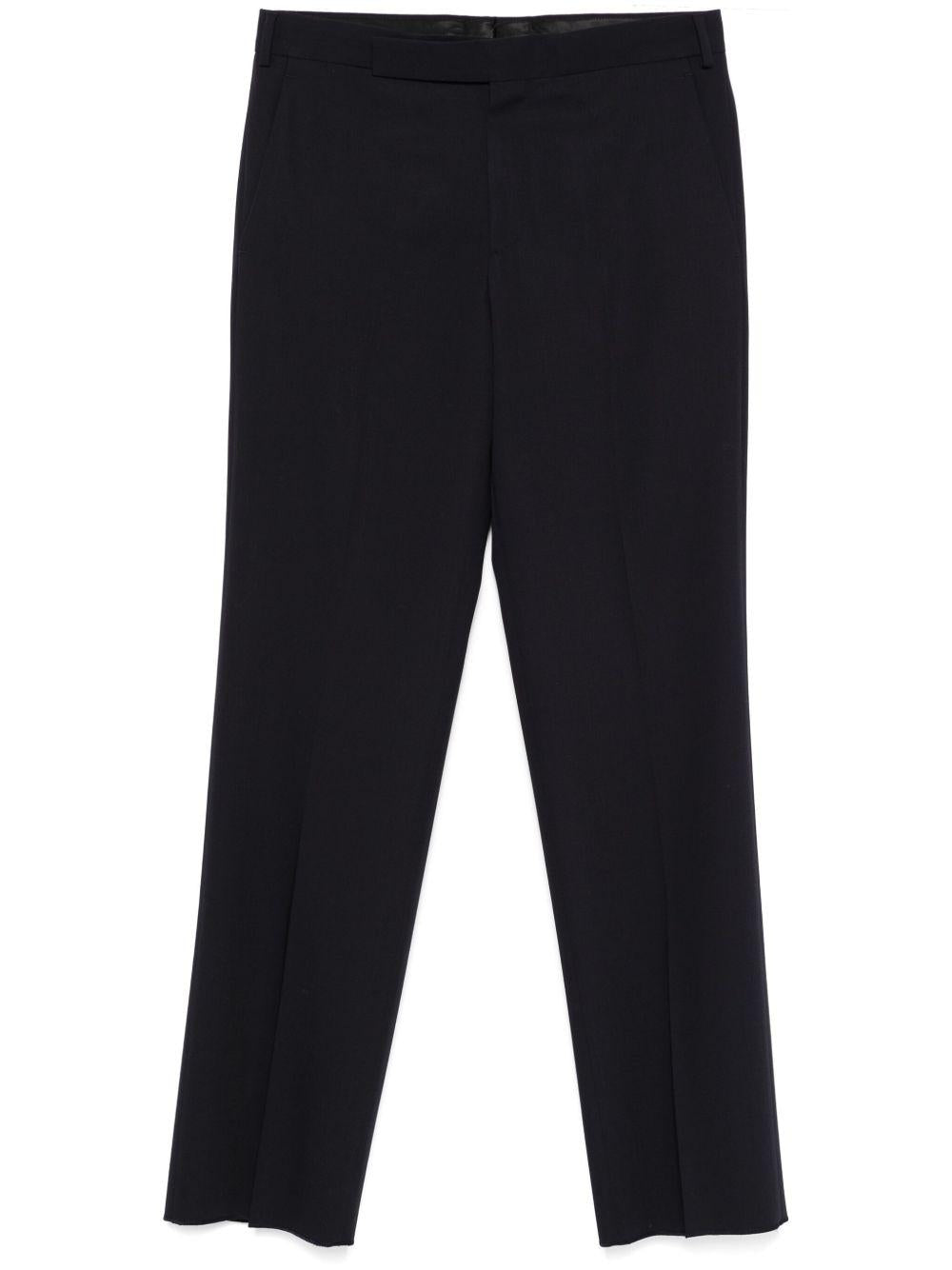 Pantalone blu taglio dritto 