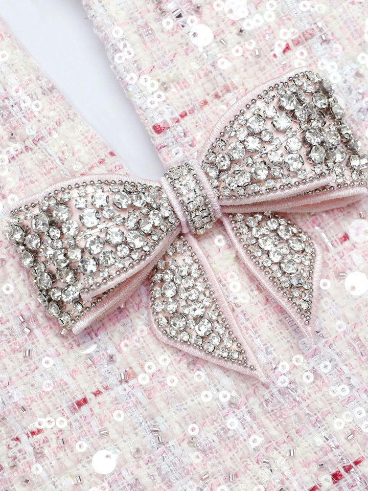 Abito corto con paillettes 