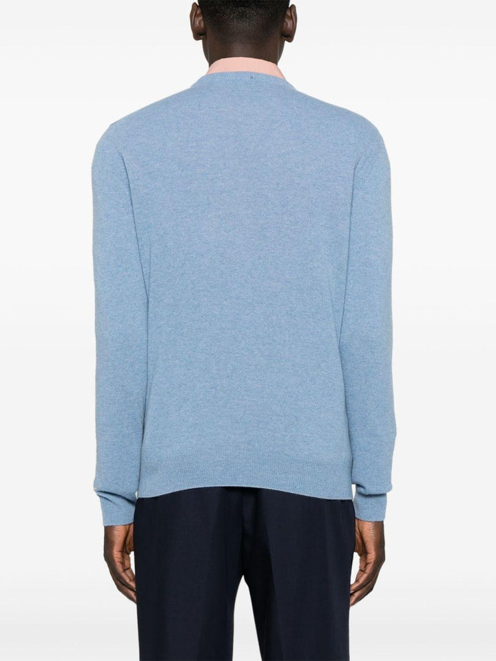 Light blue crew neck sweater