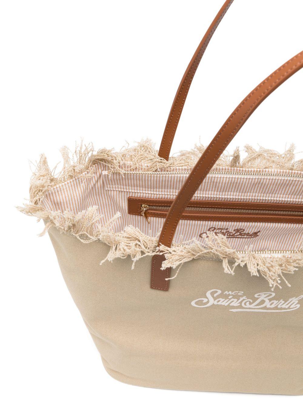 Borsa tote City con frange 