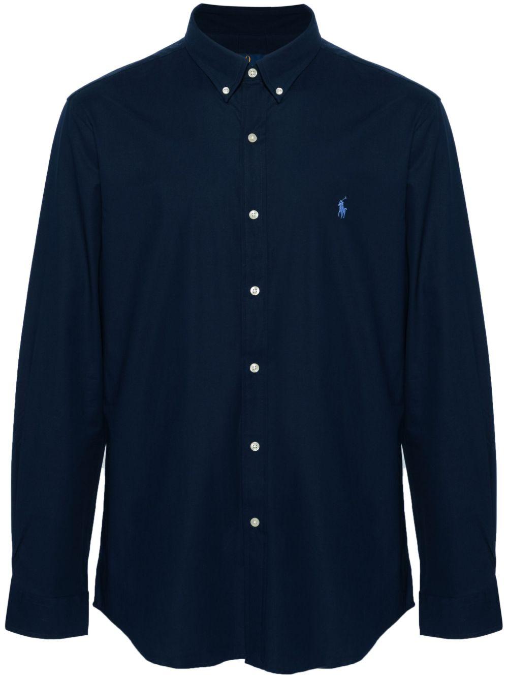 Camicia Polo Pony blu navy 