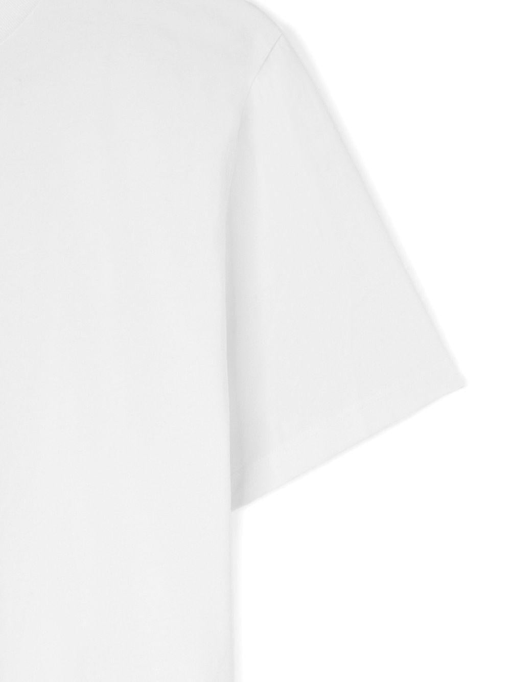 T-shirt girocollo bianca 