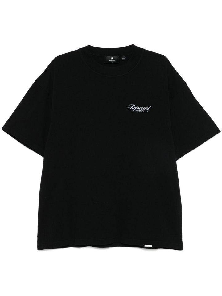 T-shirt nera Owners Club Script 