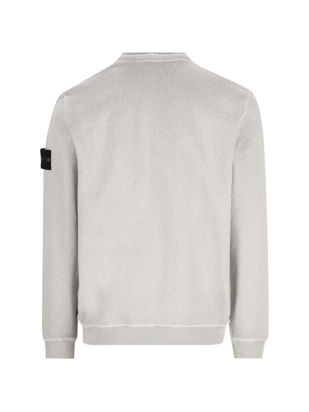 Felpa pearl girocollo con logo 