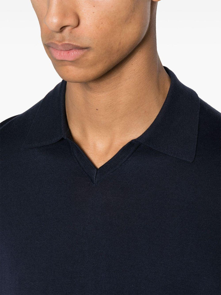 Polo a maniche corte blu navy 