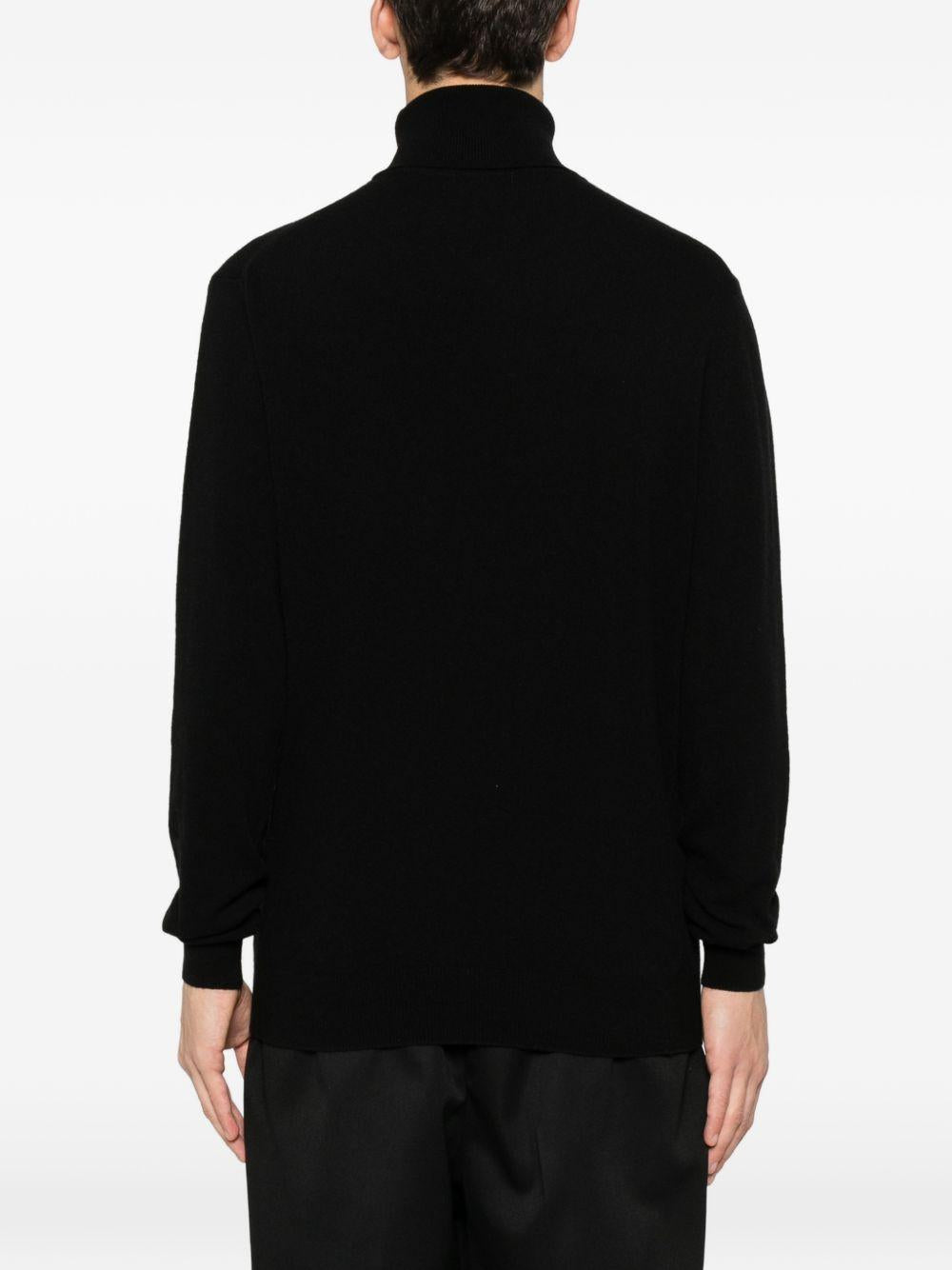 Maglione a collo alto nero 