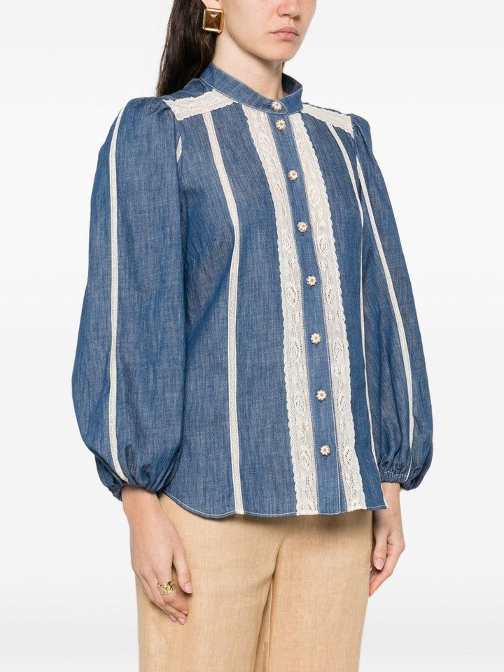 Camicia con inserti 