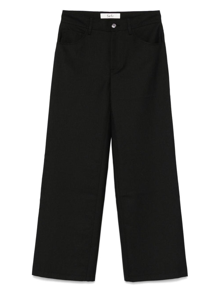 Pantaloni Jiro nero