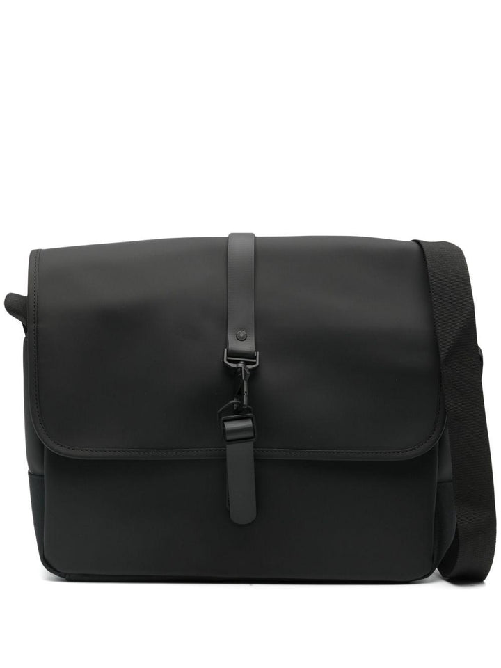Borsa porta pc nera in poliestere e poliuretano 