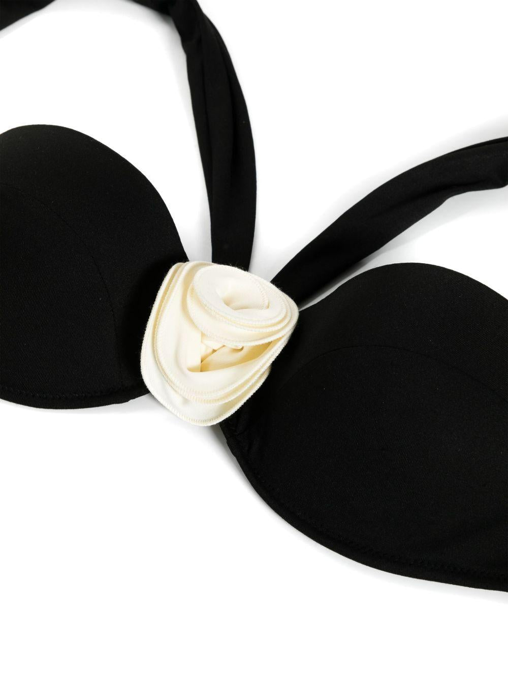 Bikini Sahar con applicazione a fiori 