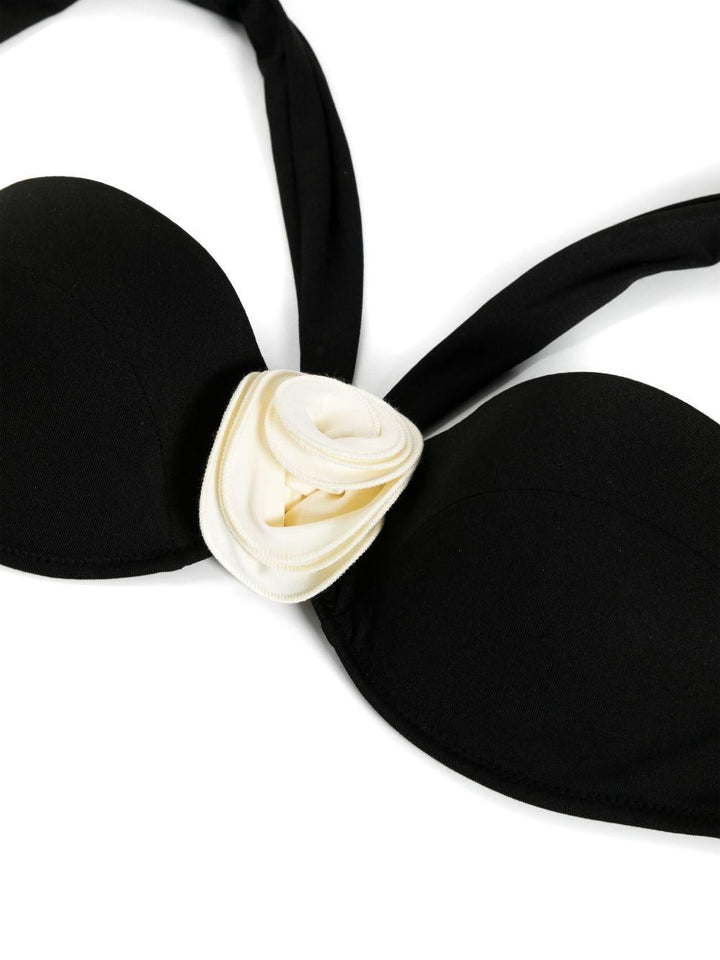 Bikini Sahar con applicazione a fiori 