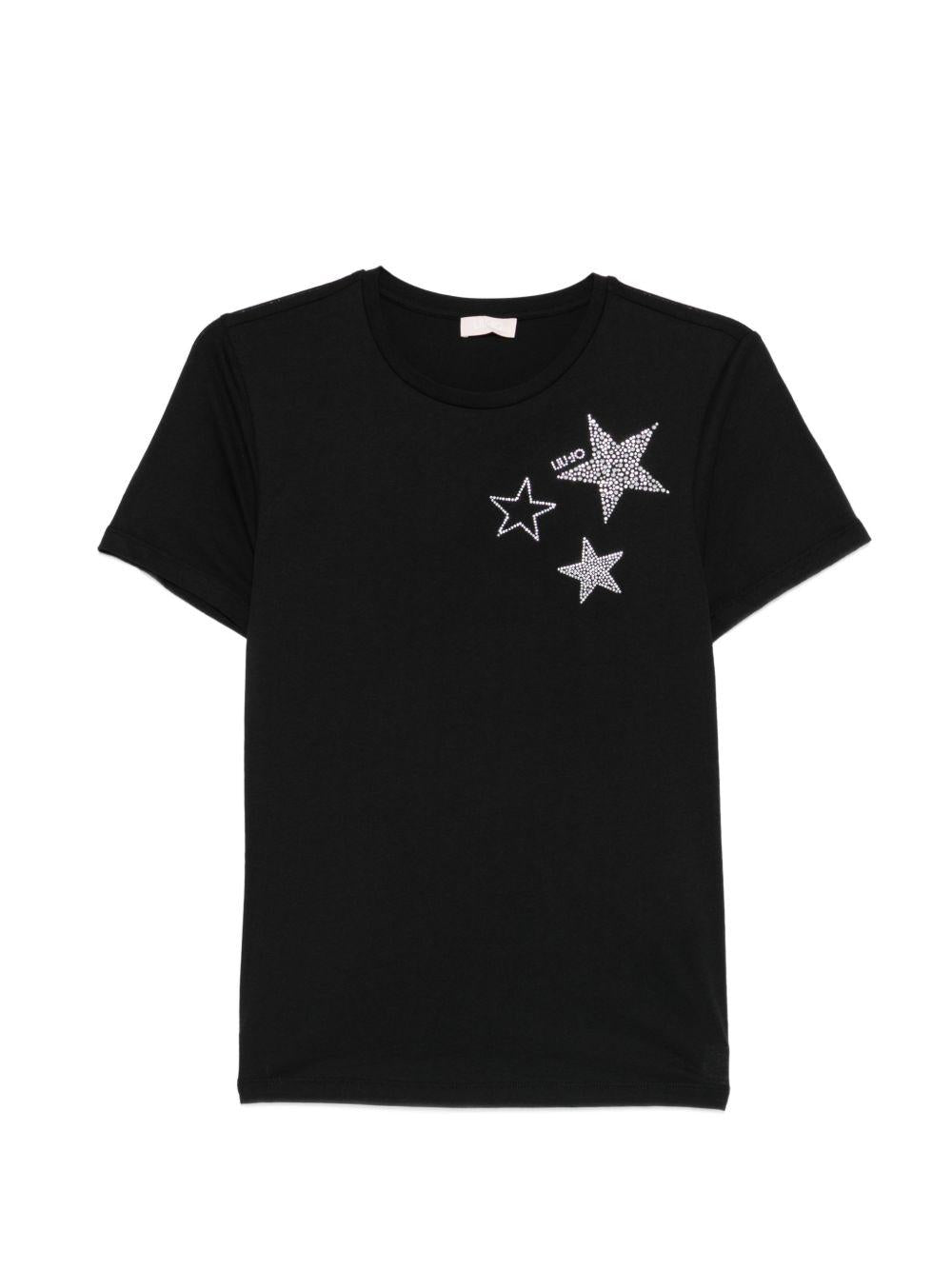 T-shirt con strass 