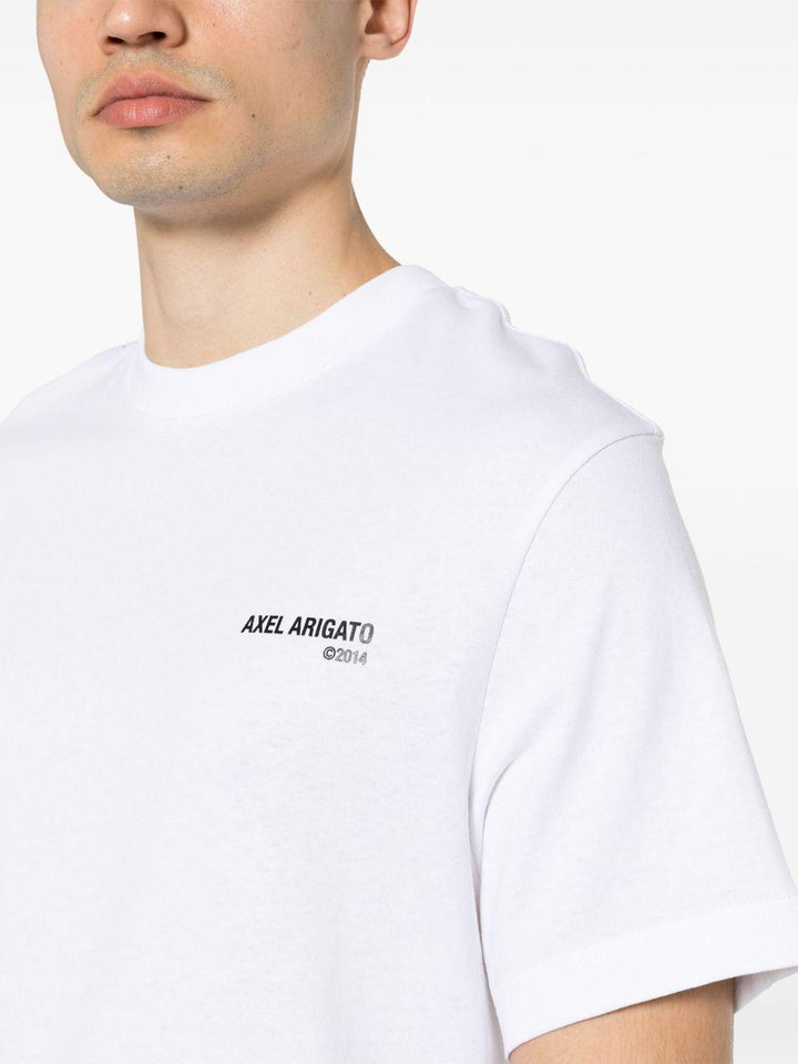 T-shirt bianca con stampa 